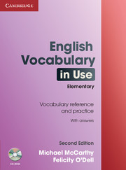 Фото - Vocabulary in Use 2nd Edition Elementary with answers and CD-ROM
