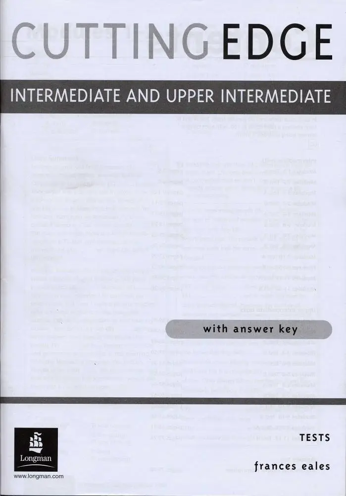 Cutting Edge Inter/Upper Test