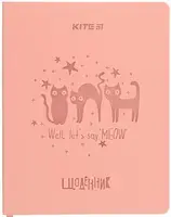 Щоденник шкільний, м'яка обкл. PU, Lets say Meow - 1