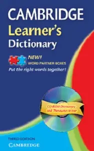 Cambridge Learner's Dictionary 3rd Edition with CD-ROM