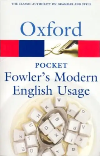 Pocket Fowler's Modern English Usage 2ed