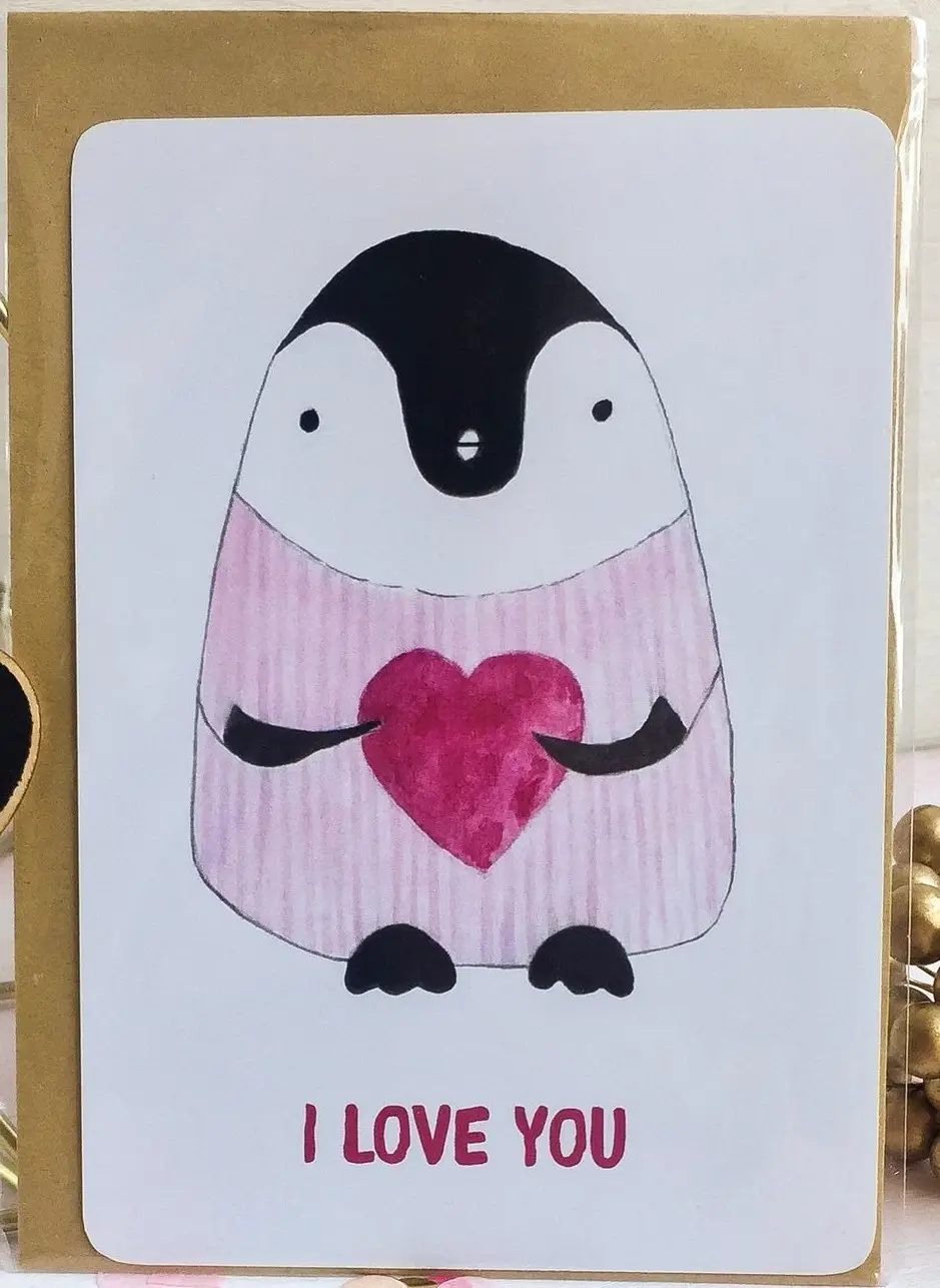 Листівка Penguin