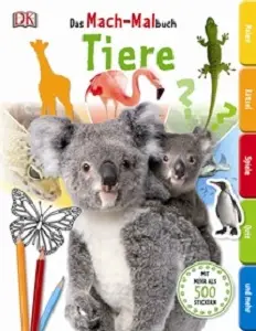 Das Mach-Malbuch: Tiere
