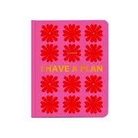 Блокнот для планування "I HAVE A PLAN" рожевий з квітами - 1
