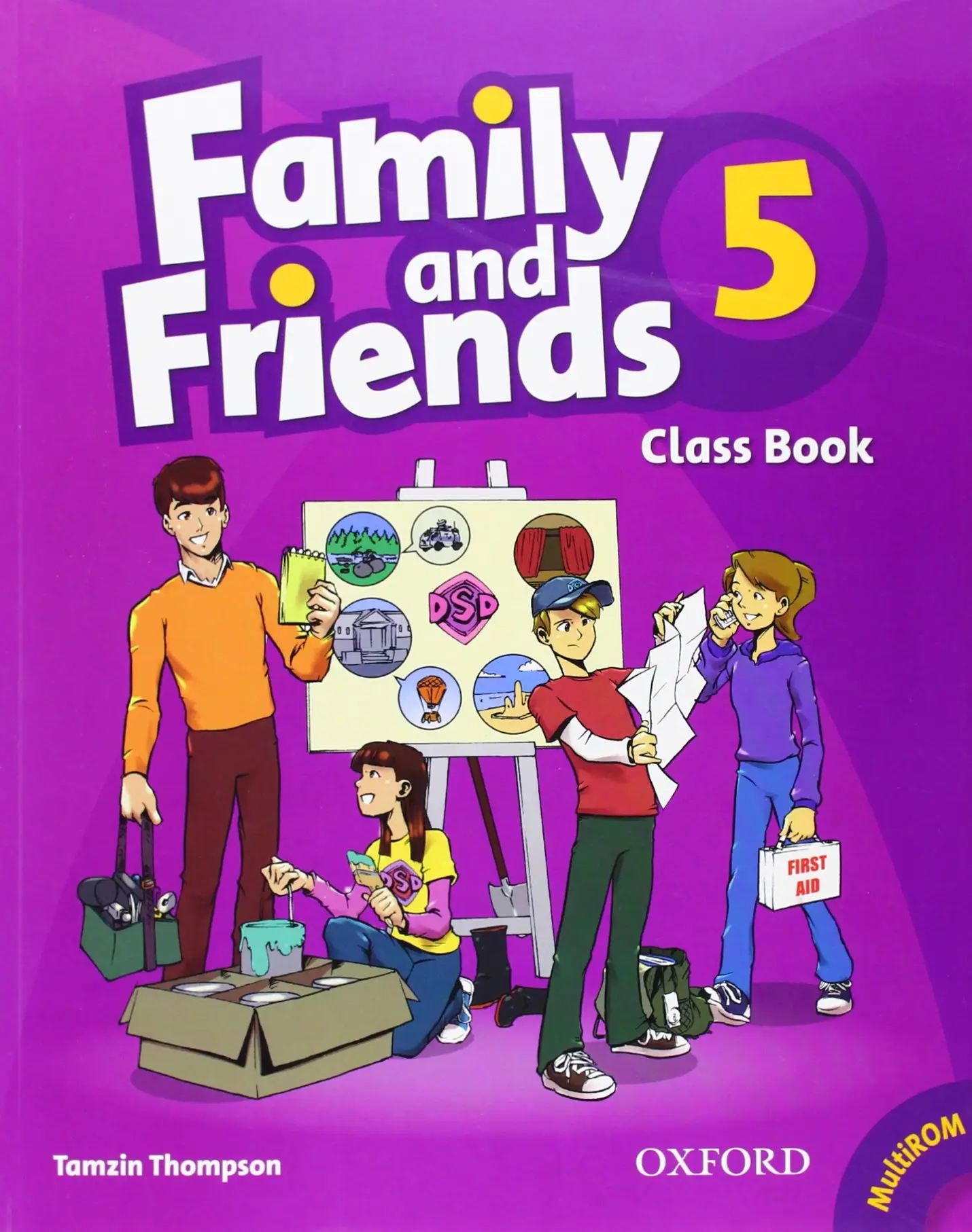 Family & Friends 5 Class Book with Multi-ROM