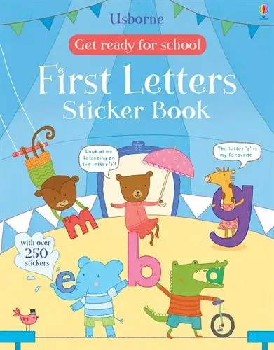 Get Ready for School: First Letters Sticker Book