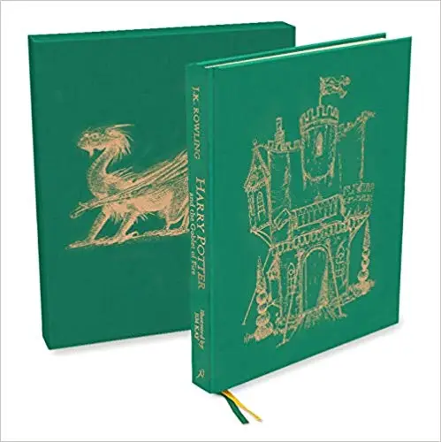 Harry Potter 4 Goblet of Fire Deluxe Illustrated Slipcase...