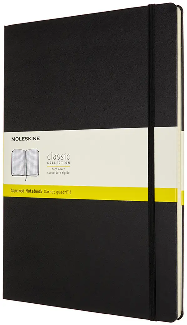 Записник Moleskine Classic А4 / Клітинка Чорний