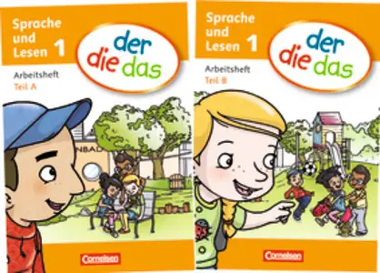 der die das - 1 Arbeitsheft A/B, 2 Hefte