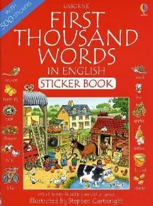First 1000 Words in English. Sticker Book
