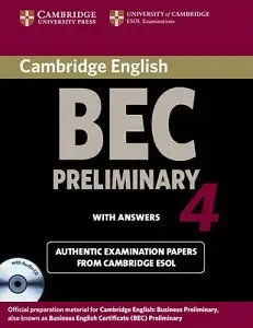 Cambridge BEC Preliminary 4 SB with CDs