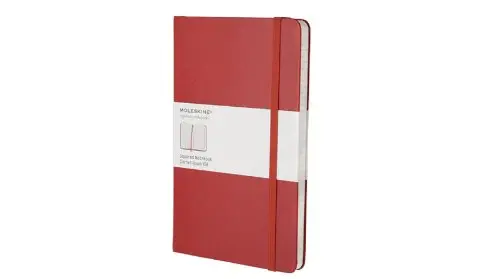Записник Moleskine Classic середній / Клітина Червоний