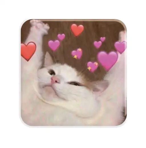 3D-стікер "Cat love"