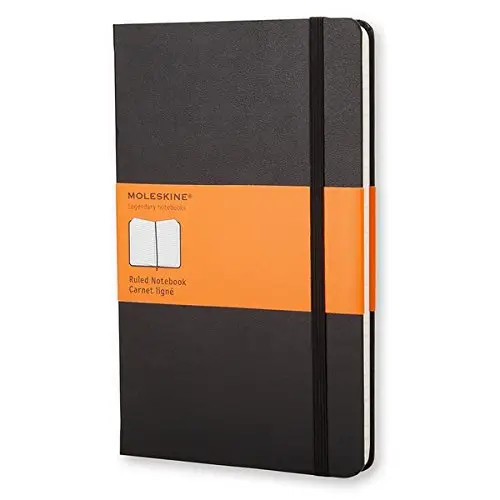 Записник Moleskine Classic середній / Лінійка Чорний