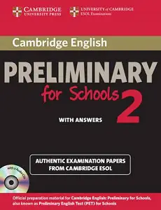 Cambridge PET for Schools 2 Self-study Pack