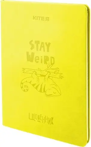 Щоденник шкільний, м'яка обкл. PU, Stay weird