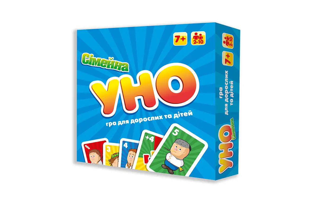 Гра 30606 (укр) "УНО Сімейне 2 в 1", в кор-ці 26-25-5...