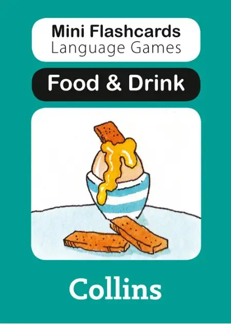 Mini Flashcards Language Games Food & Drink