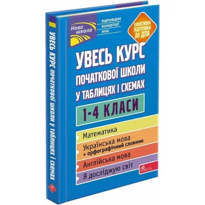 Увесь курс початкової школи у таблицях і схемах. 1-4...