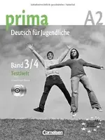 Prima-Deutsch fur Jugendliche 3/4 (A2) Testheft mit Audio CD's - 1