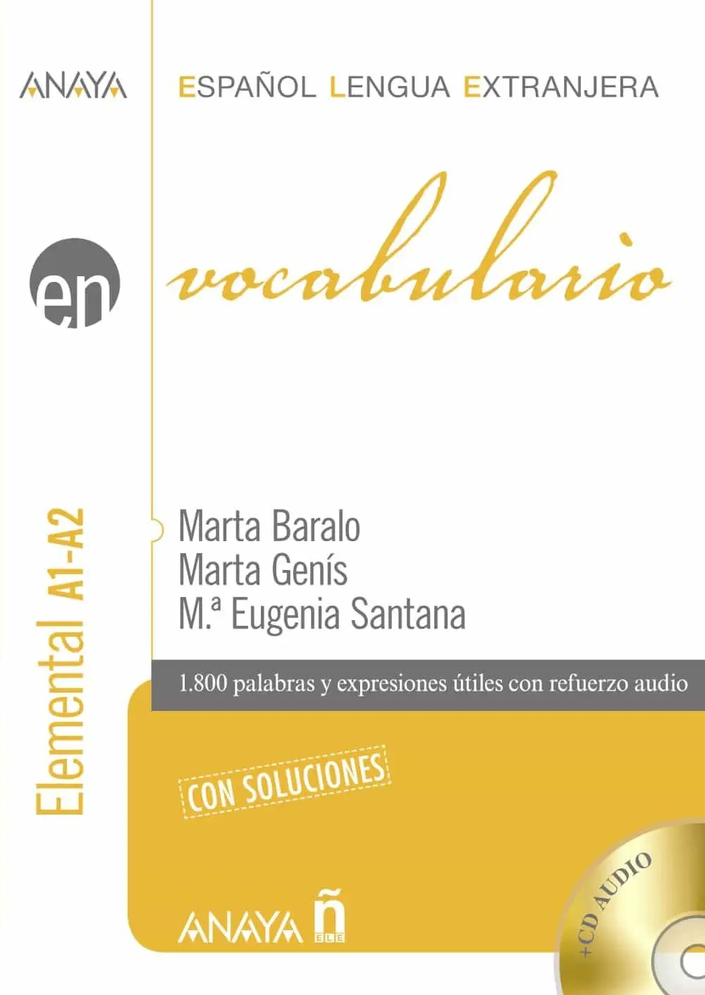 Vocabulario Elemental A1-A2 con soluciones + CD