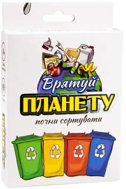 Карткова навчальна гра Strateg Врятуй планету (укр)...