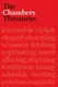 Chambers Thesaurus - 1
