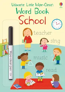 Little Wipe-Clean Word Book: School