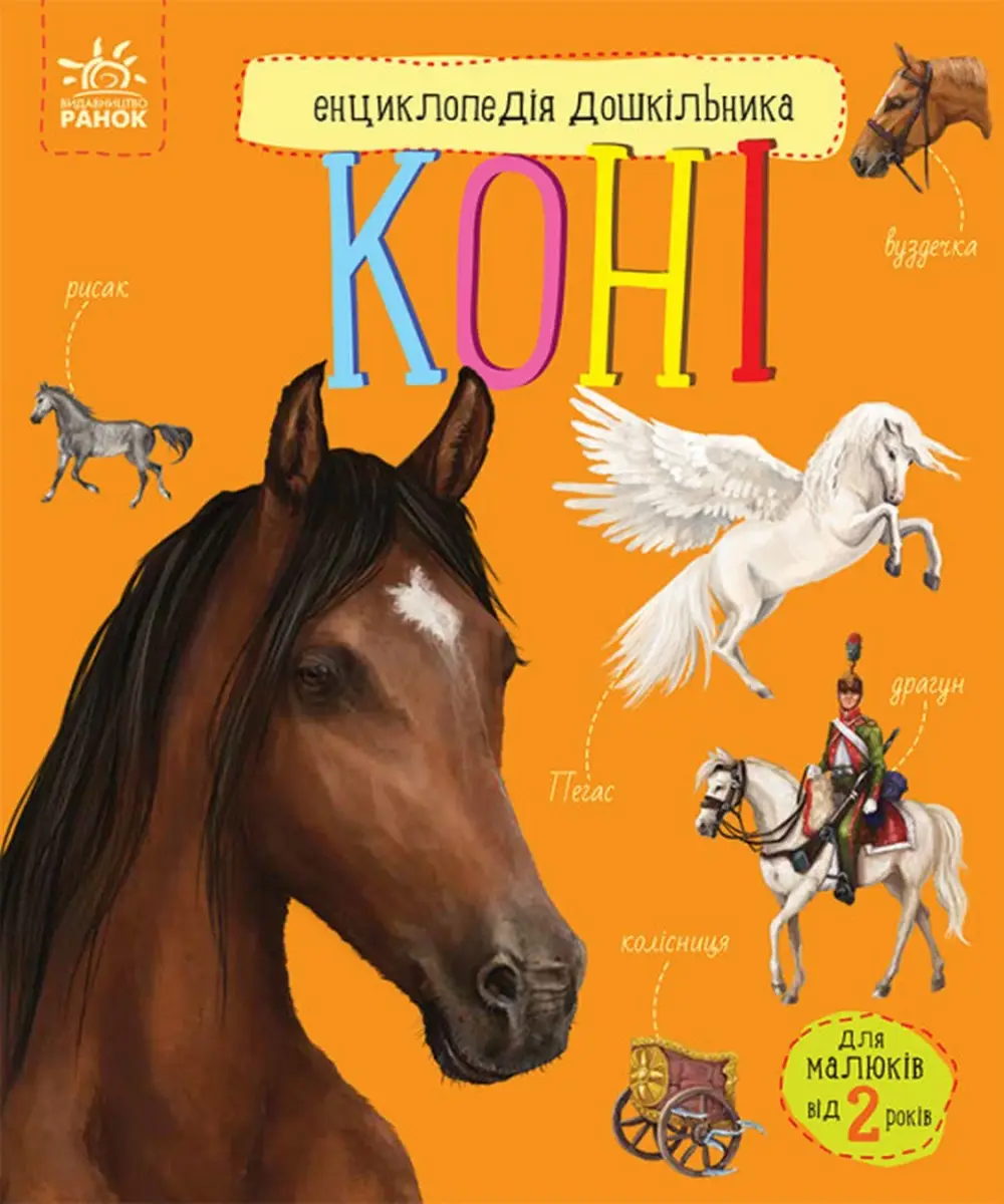 Енциклопедія дошкільника (нова). Коні