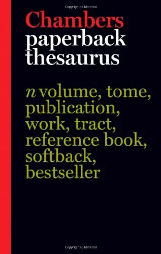 Chambers Paperback Thesaurus