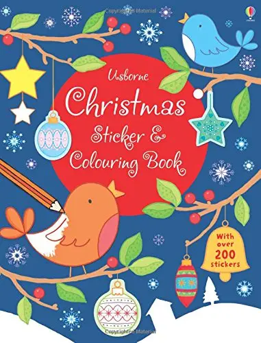 Sticker and Colouring Book: Christmas