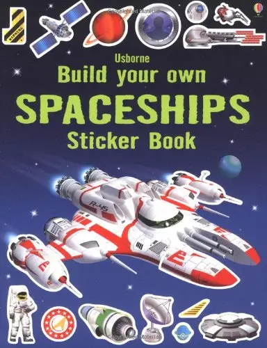 Build Your Own Spaceships. Sticker Book