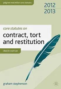 Core Statutes on Commercial and Consumer Law 2012-2013