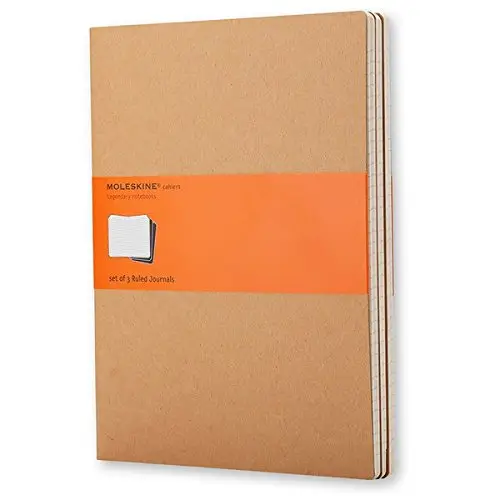 Записник Moleskine Cahier середній / Лінійка Беж