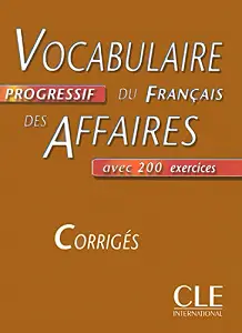 Vocabulaire Progr du Franc des Affaires Interm Corriges