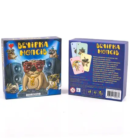 Настільна гра Вечірка мопсів