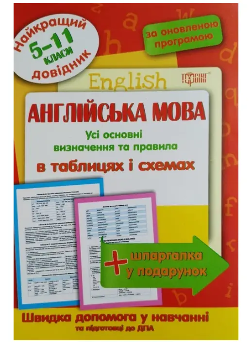 Англійська мова в таблицях і схемах. 5-11класи