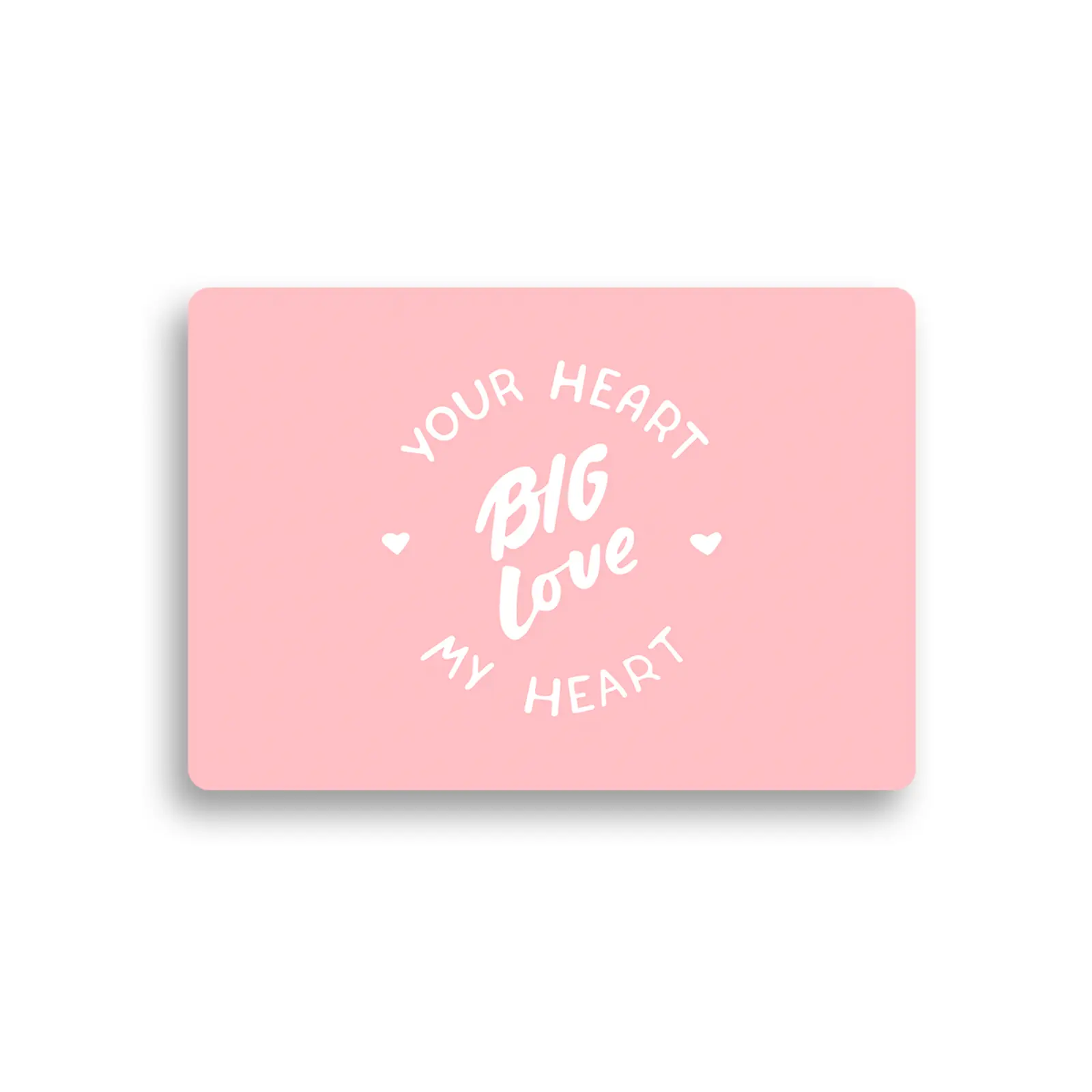 Листівка з конвертом "Big love"