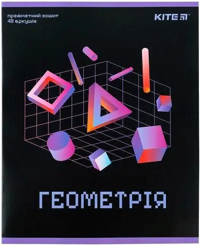 Зошит предметн. 48 арк., КЛІТИНКА, Neo, Геометрія
