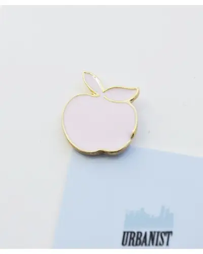 Металлический пин Pink Apple