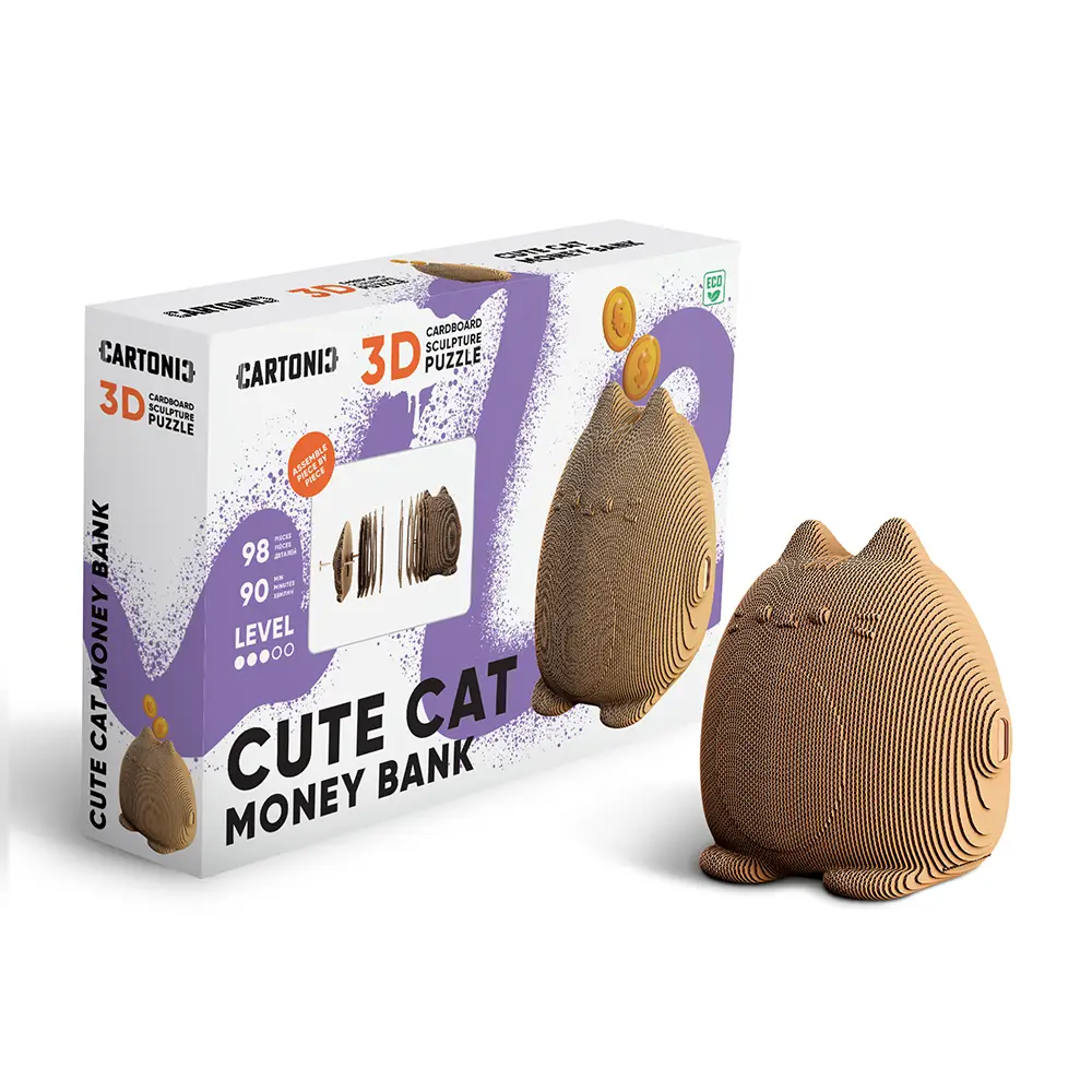 Картонний конструктор "Cartonic 3D Puzzle CUTE CAT...