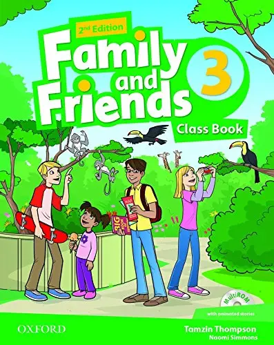 Family and Friends 2nd Edition 3 Class Book with Multi-ROM
