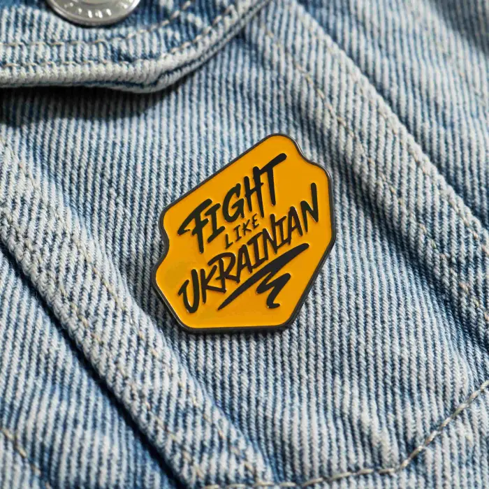 Значок Fight like Ukrainian