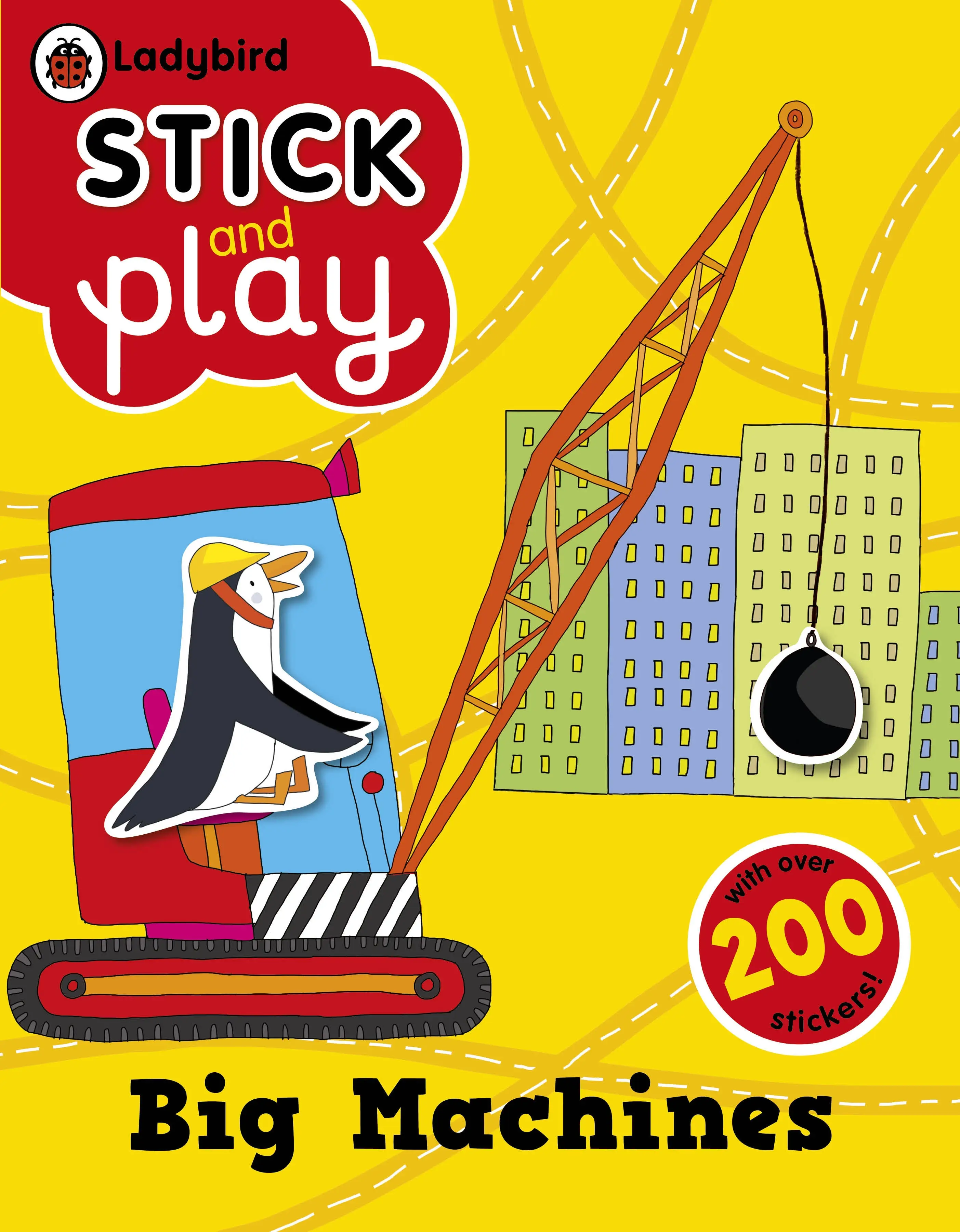 Stick and Play: Big Machines. Activity Book. 3+ years