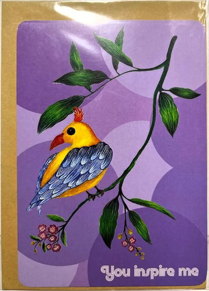 Листівка класична Parrot