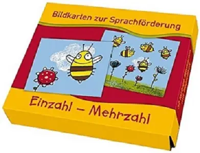 Bildkarten: Einzahl - Mehrzahl