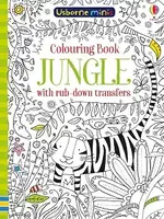 Minis: Colouring Book Jungle with Rub Downs - 1