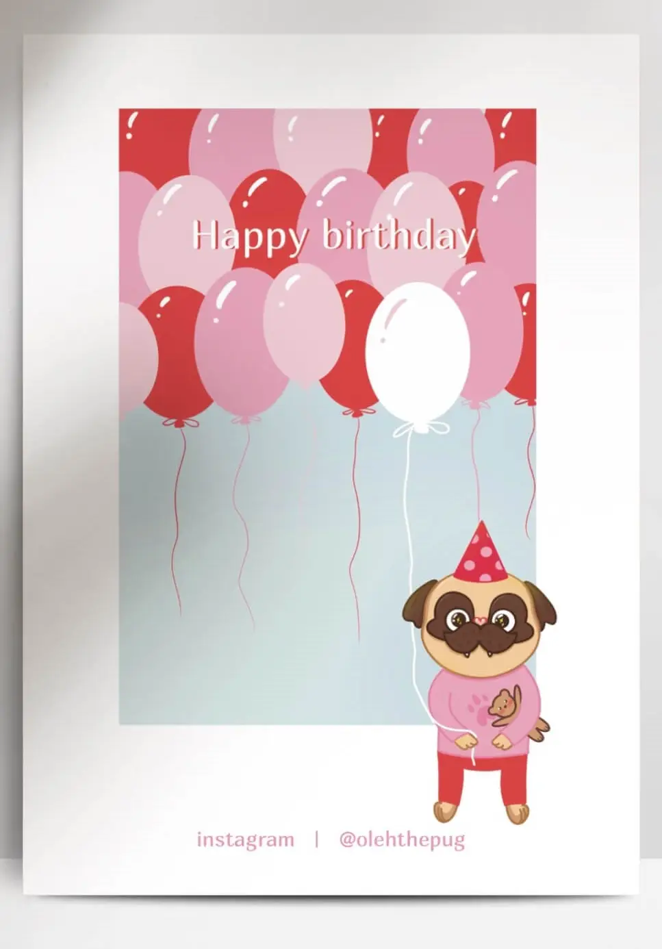 Листівка "Happy birthday", А7