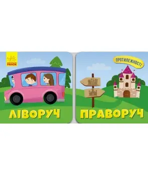 Протилежності : Ліворуч Праворуч
