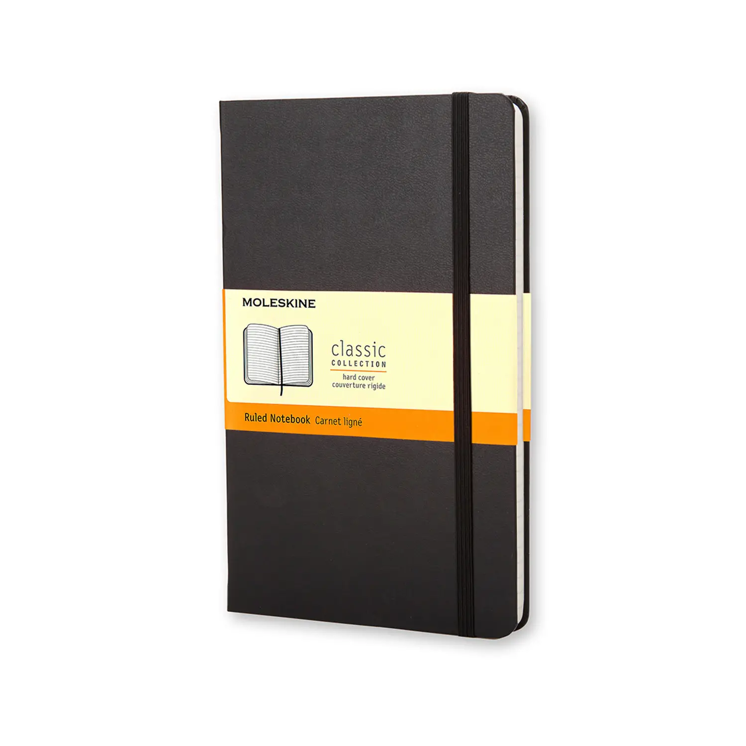 Записник Moleskine Classic медіум / Лінійка Чорний